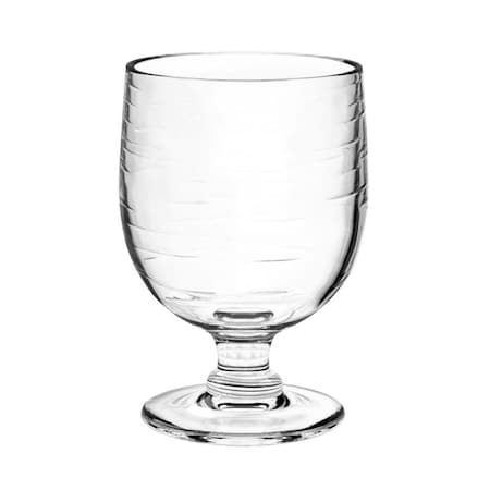 Tarhong TarHong Clear Plastic Salud Goblet PSLGB105GOCL